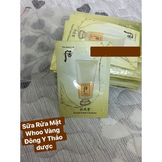[HÀNG CÓ SẴN] Sample SỮA RỬA MẶT Whoo Đông Y Thảo Dược