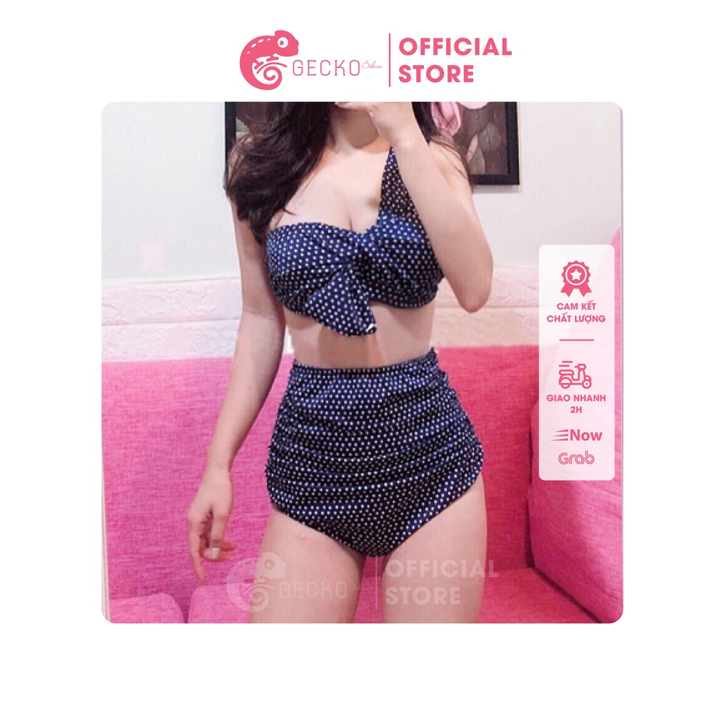 Bikini Đồ Bơi 2 Mảnh Lệch Vai Áo Gọng Đệm Dày GK0238 ( Nhiều Màu, Ảnh Thật)