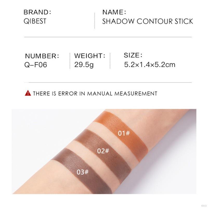 [Hàng mới về] Kem tạo khối và bronzer QIBESTPU có 3 màu tông lì lâu trôi | BigBuy360 - bigbuy360.vn