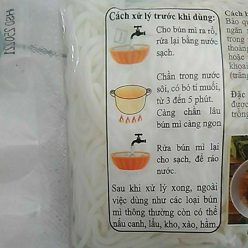 01 Gói (Bún - Mì - Phở - Miến - Cơm- Đậu) Nưa Tự chọn