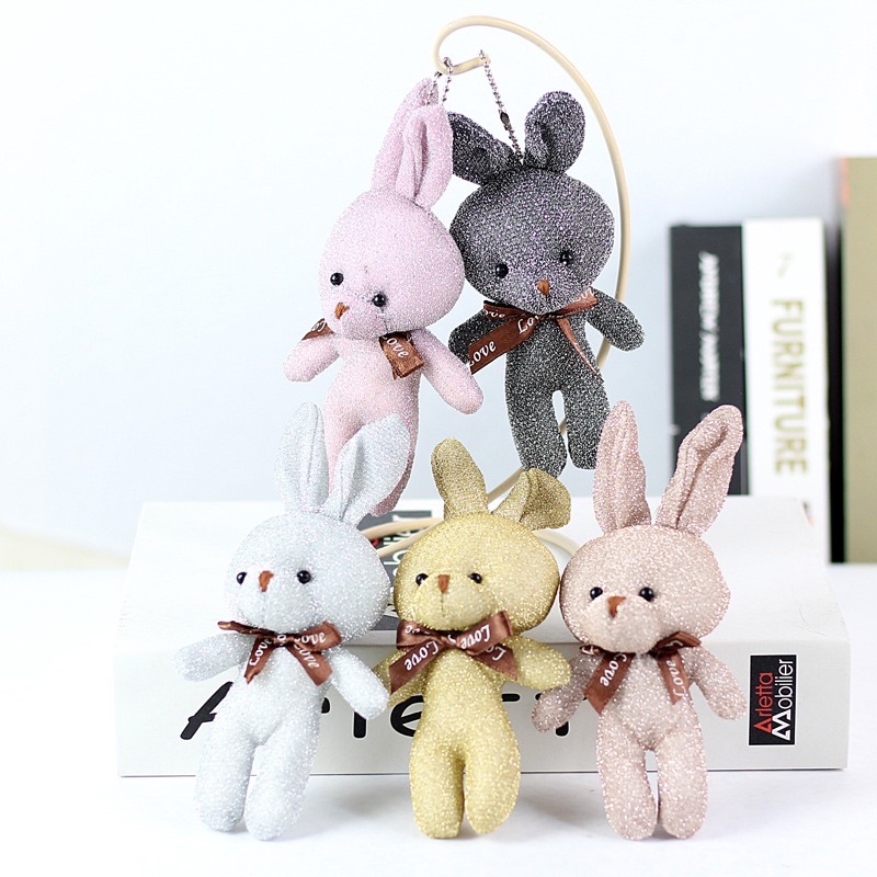 Sỉ 100 gấu mini 12cm trang trí quà,làm móc khoá
