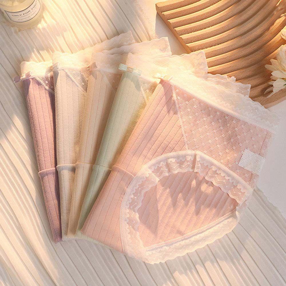 Quần Lót Thoáng Khí Họa Tiết Sọc Gợi Cảm Phong Cách Hàn Quốc Cho Nữ