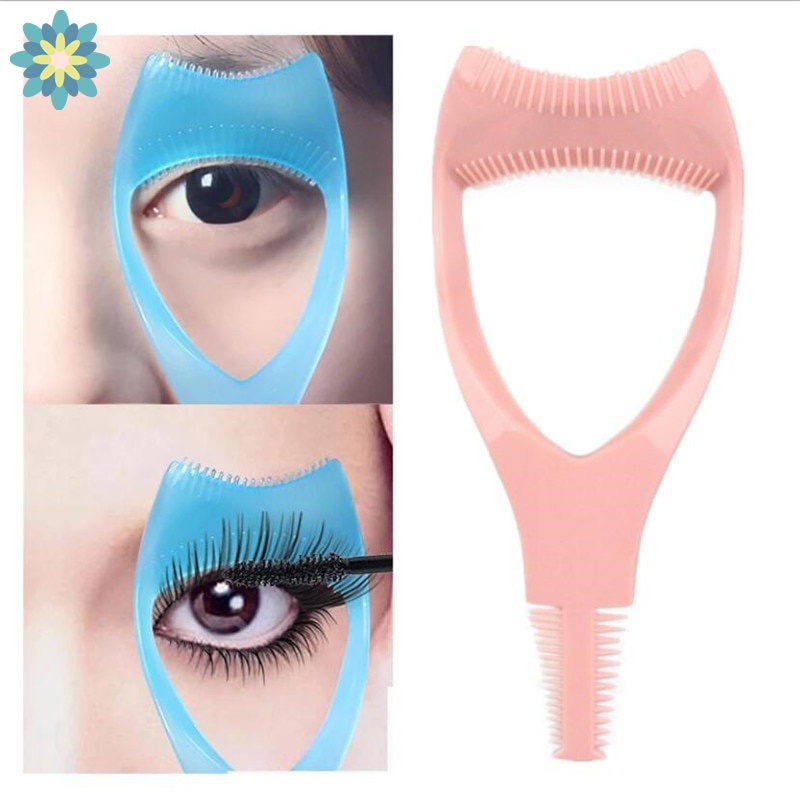 [Hàng mới về] Dụng cụ thẻ chắn bảo vệ hỗ trợ mascara chuốt mi làm đẹp 3 trong 1 tiện lợi