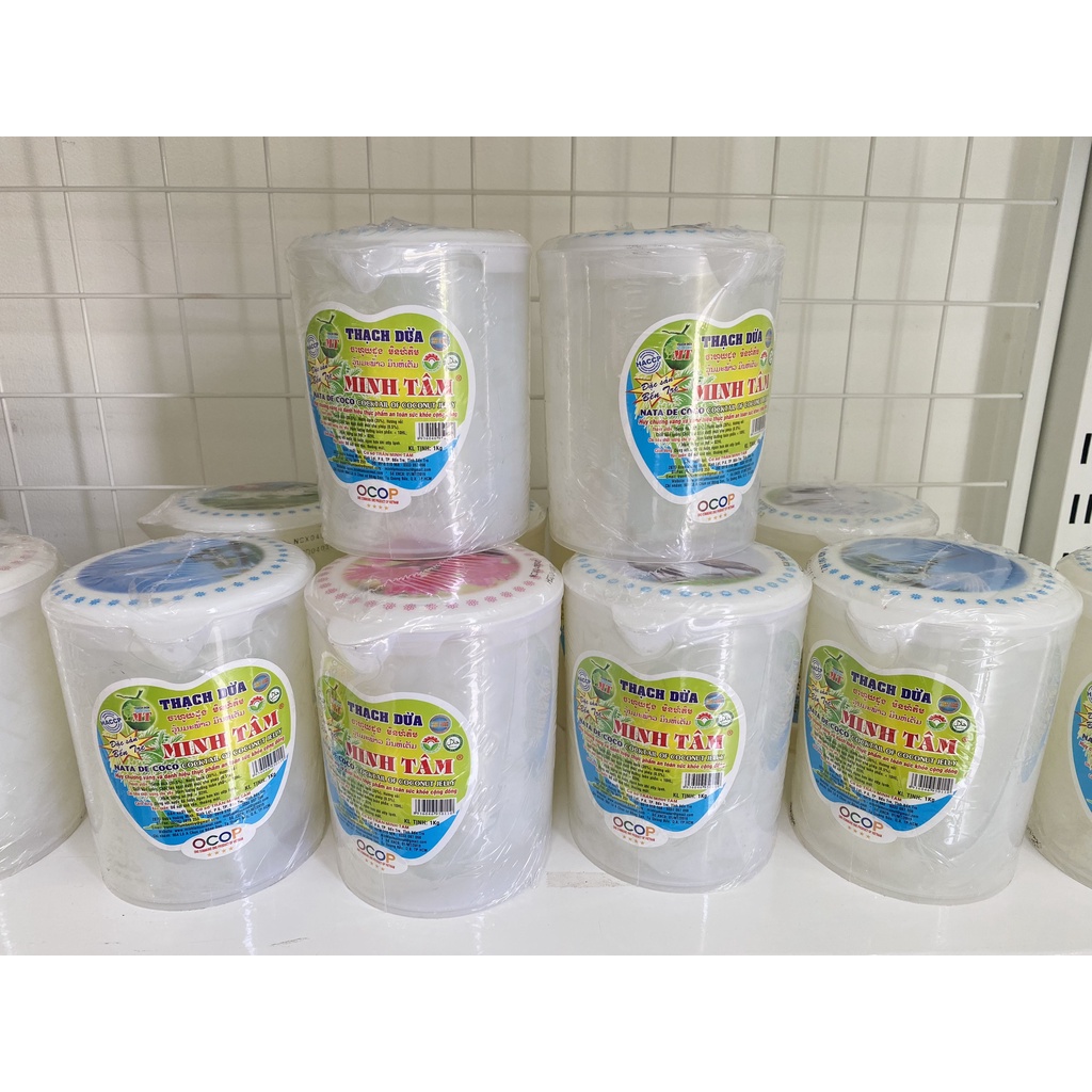 Thạch dừa Minh Tâm - Ca 500g, 1kg - Đặc sản Bến Tre
