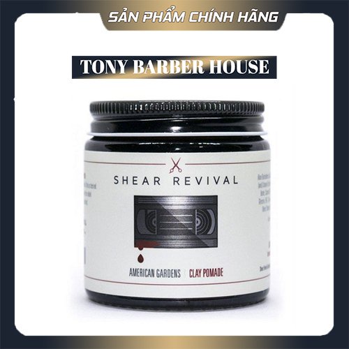 Sáp vuốt tóc Shear Revival American Gardens Clay Pomade 100ml