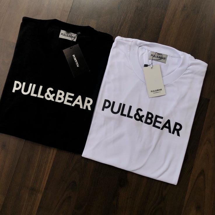 Áo thun in chữ Pull AND BEAR thời trang năng động | Quần áo BEAR | Áo thun in hình Qua MIRROR BASIC PULL AND BEAR