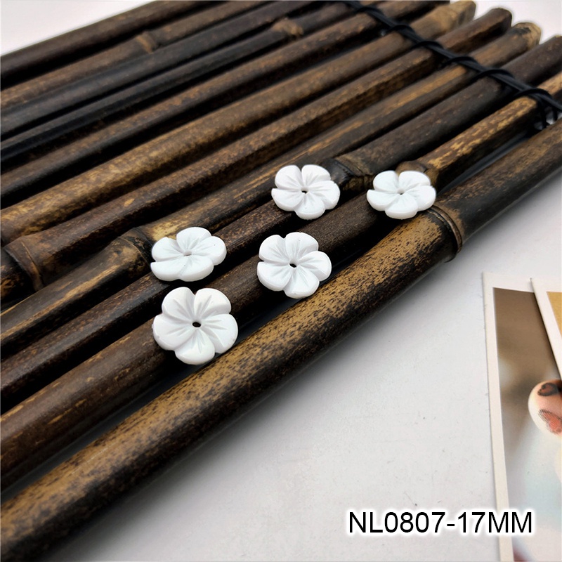 1-2 phiến hoa resin 10-17mm nguyên liệu làm trâm làm trang sức cổ trang