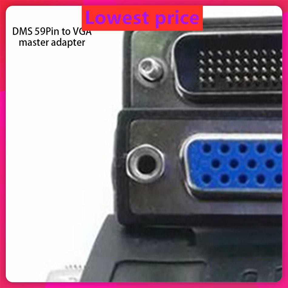 Đầu cắm chia nguồn video DMS-59 DMS59 59Pin DVI sang VGA tiện dụng