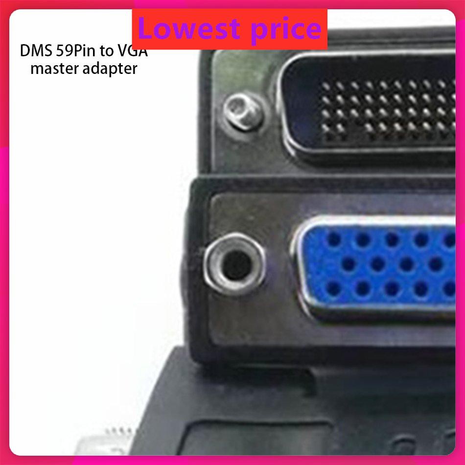 1 to 1 DMS-59 DMS59 59Pin DVI Male to 1-Port VGA Female Video Y Splitter