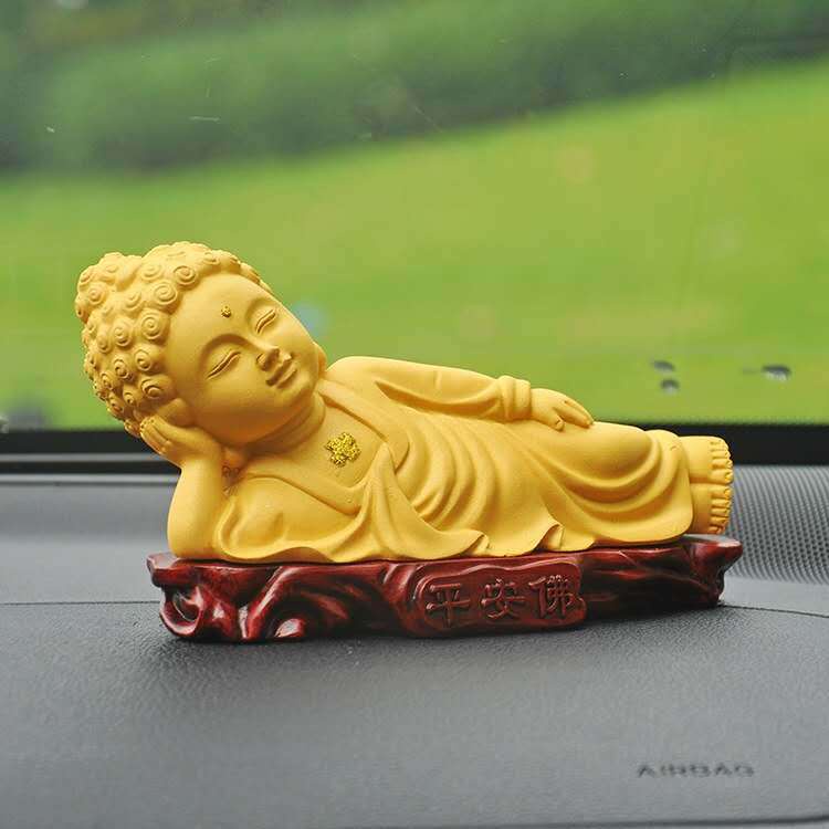 Tượng Phật Thích Ca Mâu Ni Trang Trí Taplo Ô Tô, Bàn Làm Việc, Phòng Khách Cao Cấp - Sang Trọng