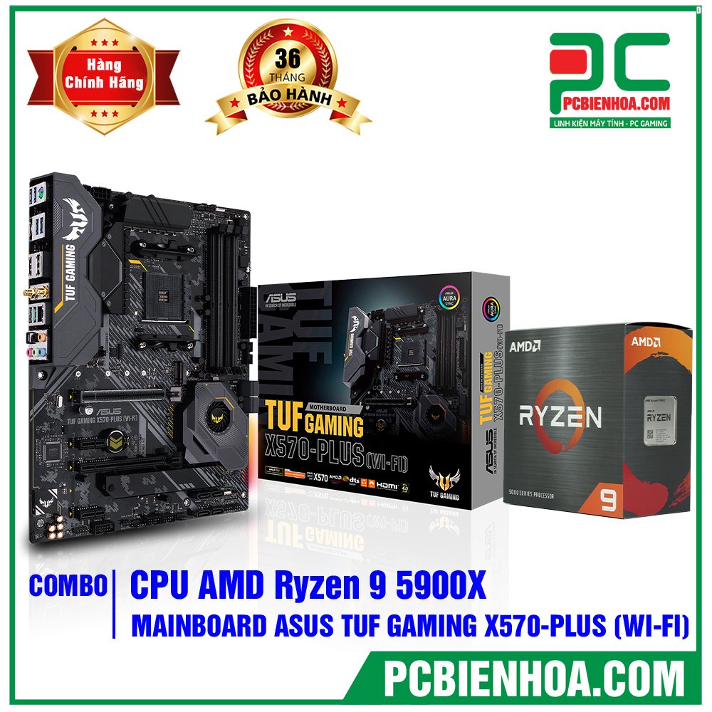 Combo linh kiện AMD X570 + 5700X+ 5800X+ 5900X - Hàng chính hãng 36T
