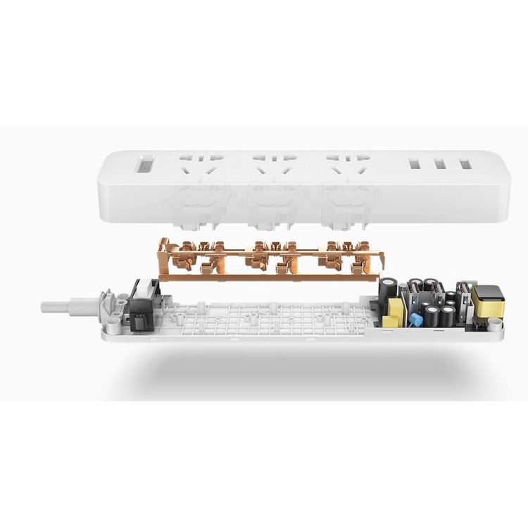 Xiaomi Smart Electronic Power Strip Socket Fast Charging 3 USB + 3 Sockets Plug
