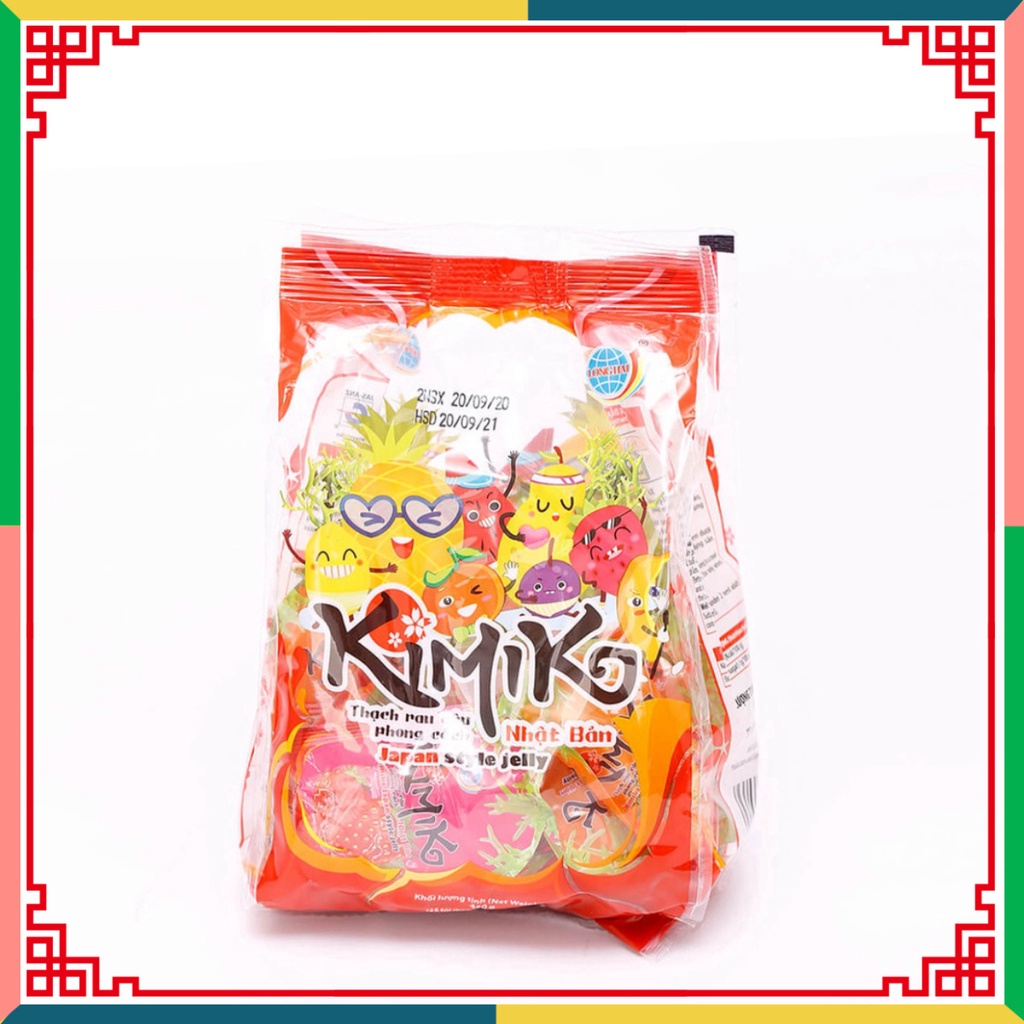 Thạch rau câu Long Hải phong thái Japan KIMIKO túi 450 g