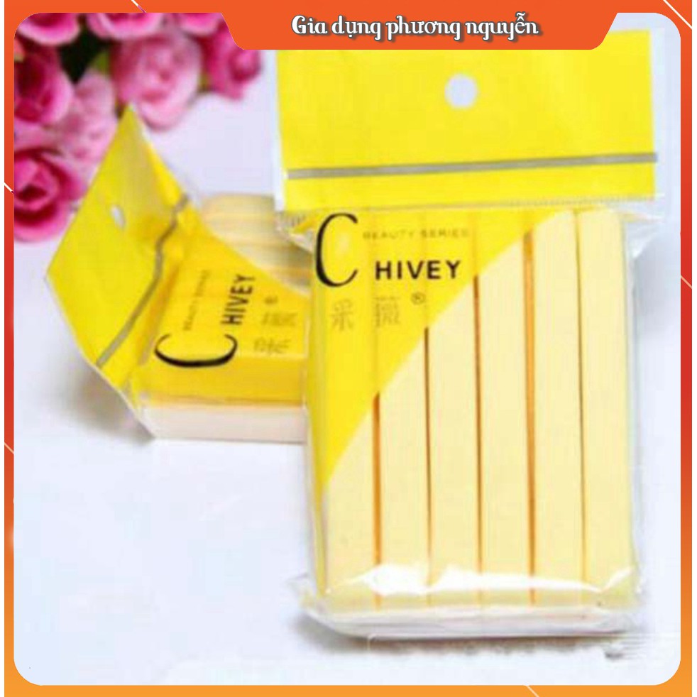 Mút bọt biển HIVEY (12 MIẾNG), bông nở