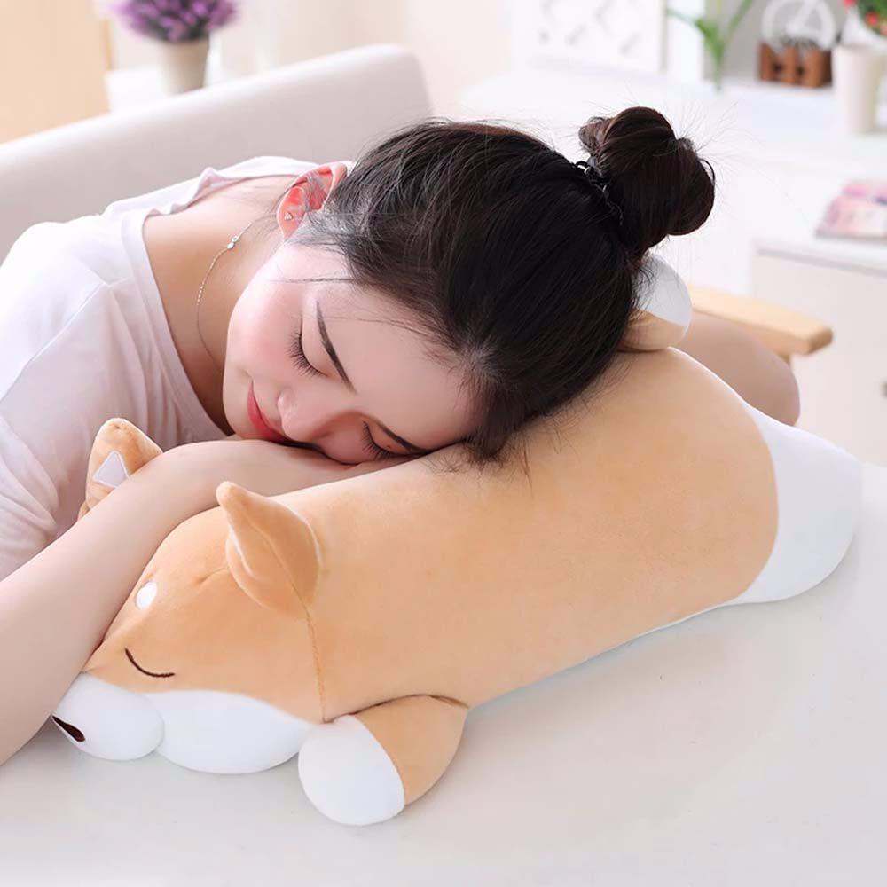 Đồ chơi nhồi bông Hình Chú Chó Shiba Inu Mềm Mại Đáng Yêu Cho Bé