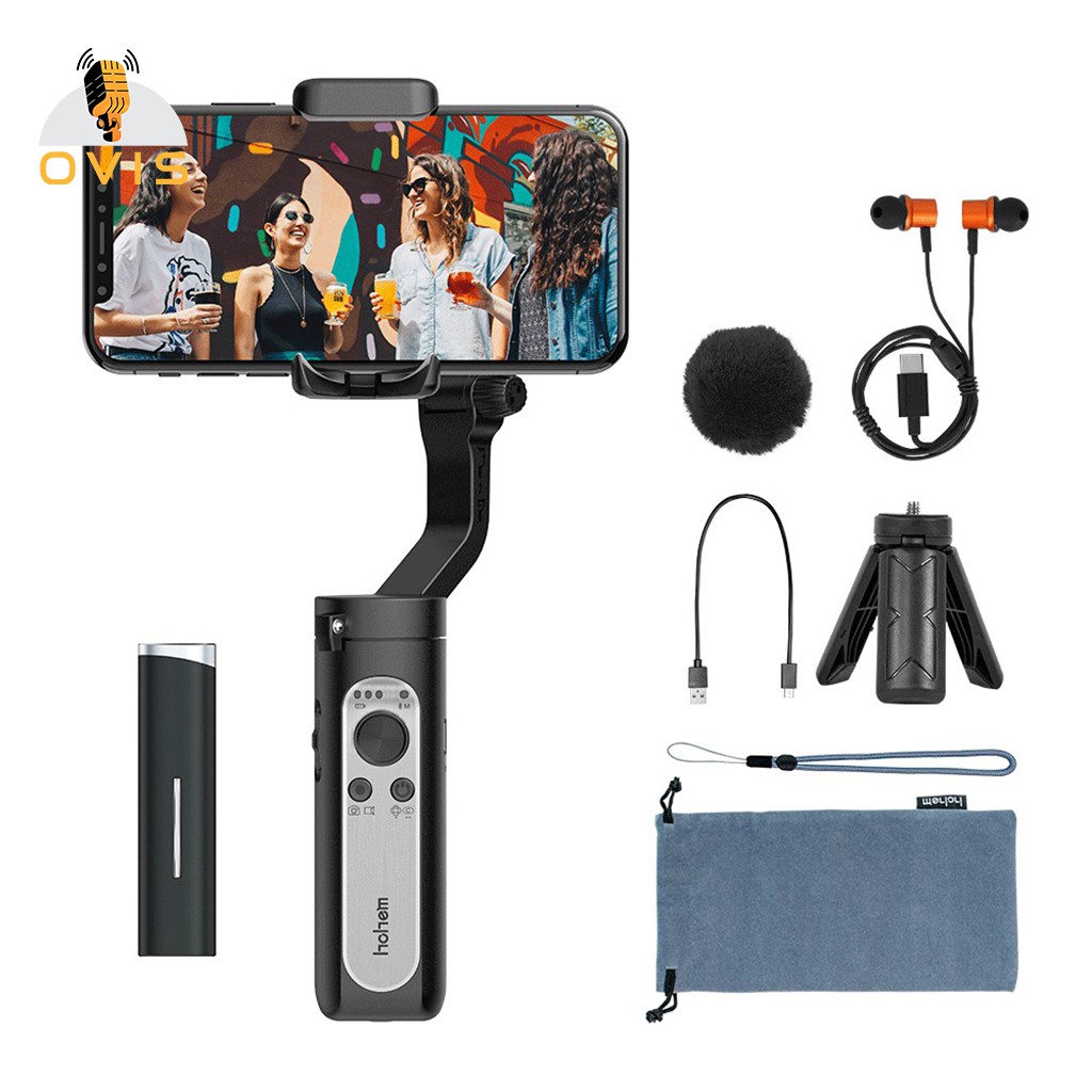 Hohem ISteady X Vlogger Kit - Gimbal Chống Rung Tích Hợp Micro Không Dây Cho Smartphone