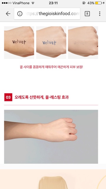 Phấn nước Missha velvet finish | BigBuy360 - bigbuy360.vn