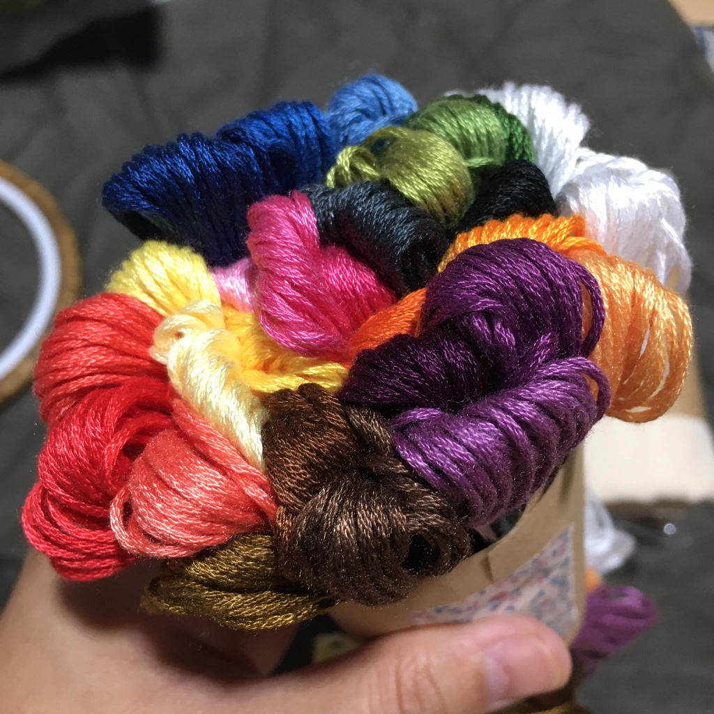 Bộ thêu hiện đại cơ bản