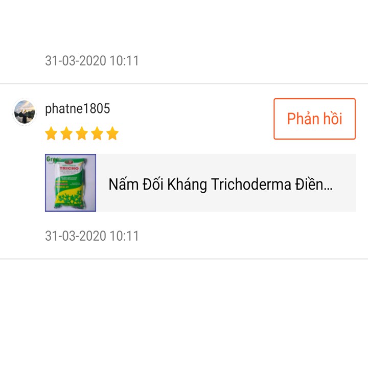 Nấm Đối Kháng Trichoderma Gói 500 gram