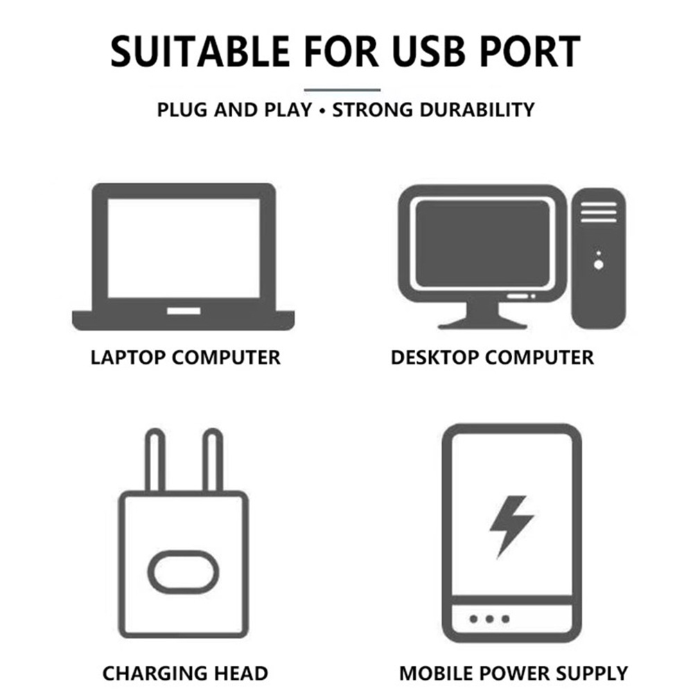 Đèn LED Đọc Sách Bảo Vệ Mắt Sạc USB Hình Tròn Tiện Lợi Dành Cho Máy Tính Di Động