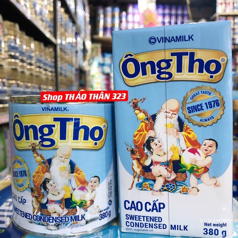 Sữa Đặc Ông Thọ Vinamilk 380g (Lon , Hộp Giấy)