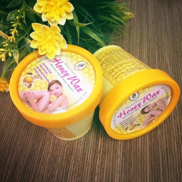Wax lông veo mật ong tặng que và giấy