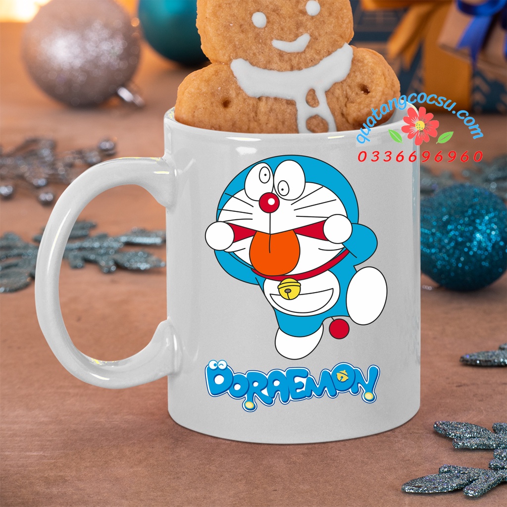 Cốc Sứ Doraemon Nhiều Mẫu, Cốc Sứ Doraemon Loại 1, In Cốc Theo Yêu Cầu