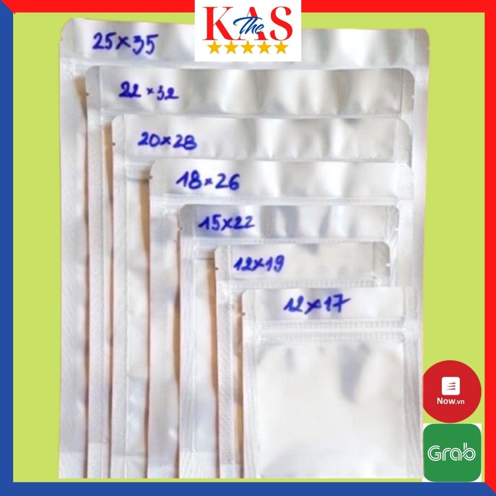 Túi Zipper Đáy Đứng, Túi Zipper 1 Mặt Trong 1 Mặt Bạc - Hàng Loại 1 (1 Túi)