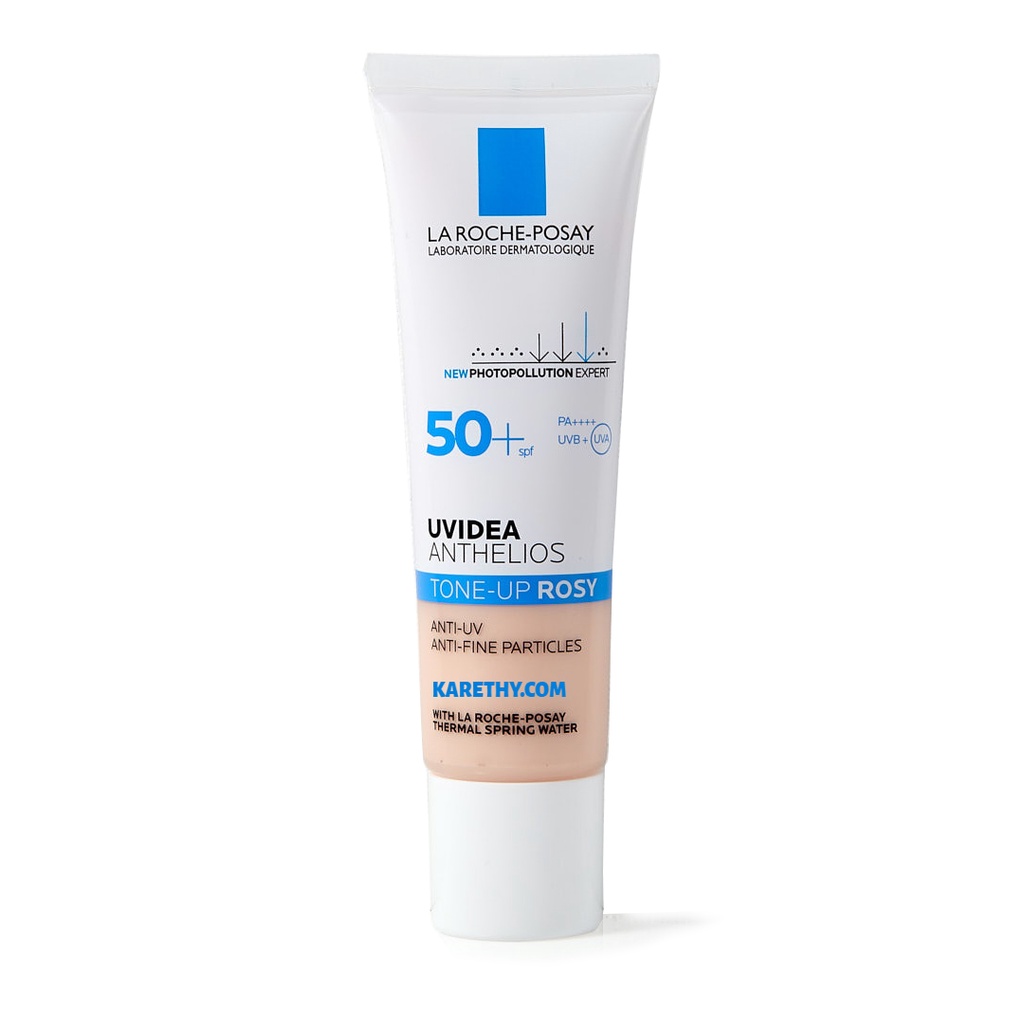 Kem Chống Nắng Dạng Gel Làm Sáng Và Cải Thiện Sắc Tố Da UVIDEA Anthelios Tone-Up Rosy SPF50+ 30Ml