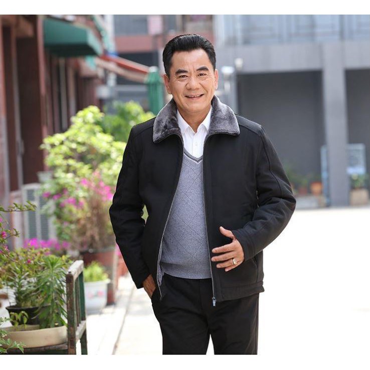 Áo khoác nam Cao Cấp mùa đông lot nỉ mềm thời trang dành cho nam trung niên mẫu thịnh hành