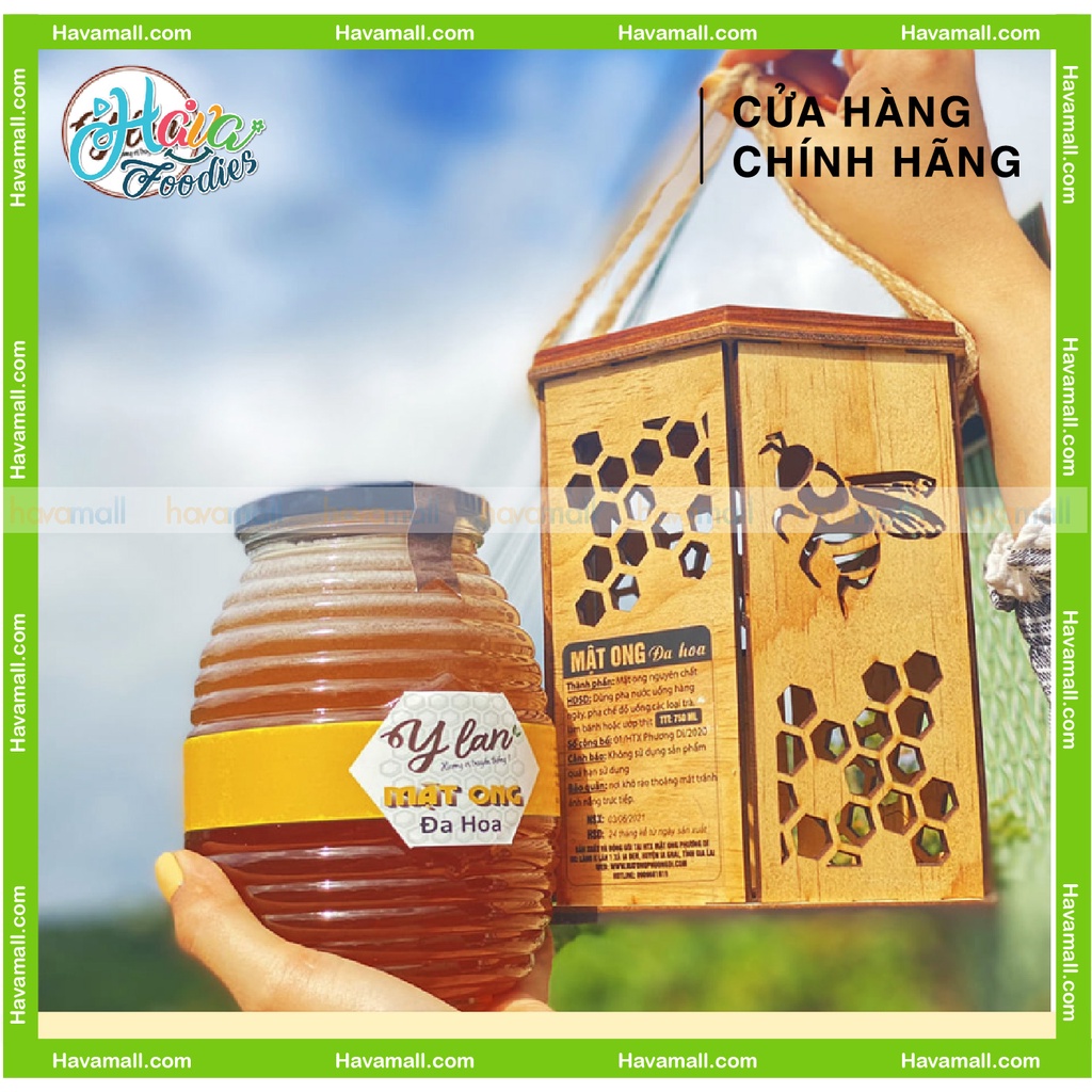 [HÀNG CHÍNH HÃNG] Mật Ong Đa Hoa Nguyên Chất Y Lan 200ml - Natural Honey