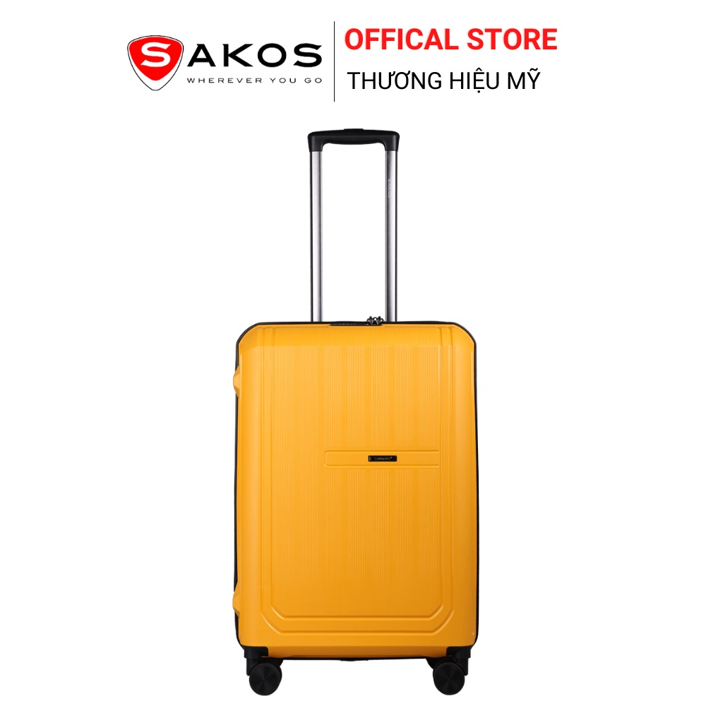 Vali Kéo Nhựa Du Lịch SAKOS PORTA Z26 - Size M (24inch)/ Ký Gửi (Trung) - Khóa TSA - Nhựa PP