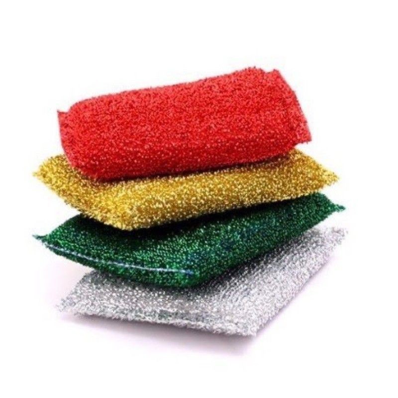 Bộ 4 miếng kim tuyến rửa chén