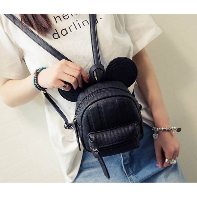 CUTEBa Lô Nhí Tai Chuột,Balo thoi trang,balo đẹp,balo giá rẻ,balo nữ,balo teen,balo đi học,balo da,balo mini,balo xinh