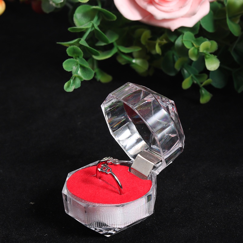 Hộp đựng trang sức trong suốt đa năng