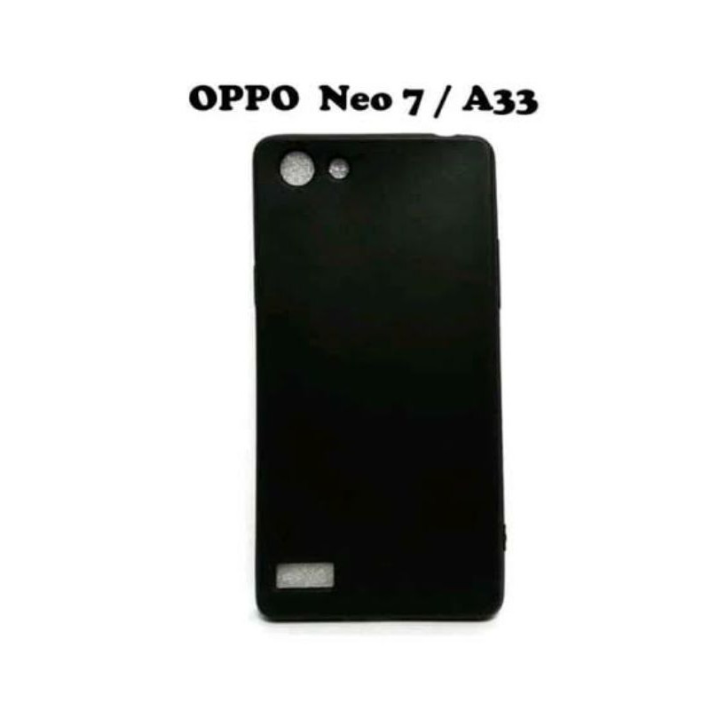 Ốp Lưng Nhám Màu Đen Cho Oppo A33w / Oppo Neo 7