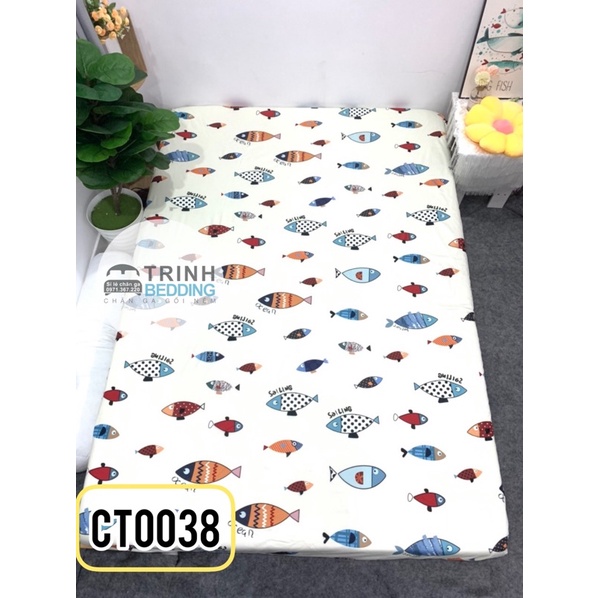 Ga Chống Thấm thun Lụa mát kháng khuẩn Cao Cấp Trinhbedding