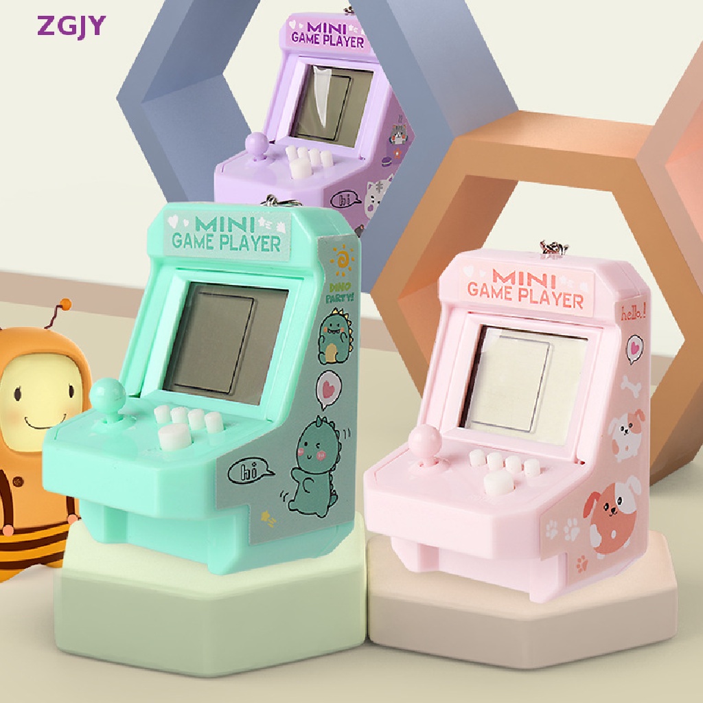 Máy Chơi Game Cầm Tay Mini ZGJY Kèm Móc Khóa Phong Cách Retro Mới