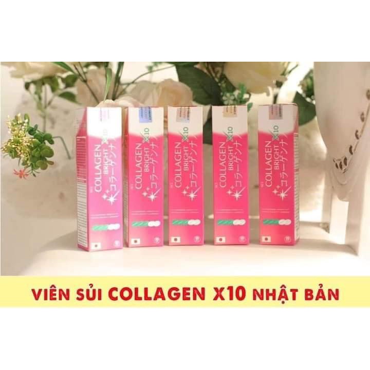 Viên Sủi Collagen Bright X10 Hộp 20v
