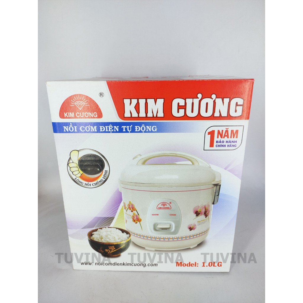 Nồi Cơm Điện Kim Cương 1 Lít - 1 đến 3 người ăn - Hàng Chính Hãng (Bảo Hành 12 Tháng) | BigBuy360 - bigbuy360.vn