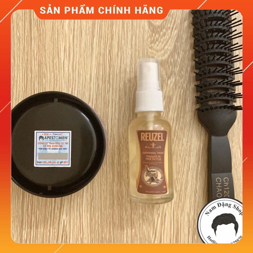 [CHẤT LƯỢNG] [CHÍNH HÃNG TEM SMS] Sáp Vuốt Tóc Volcanic Clay Version 4 + Tặng Reuzel Grooming Tonic 20ml + Tặng Lược Ch