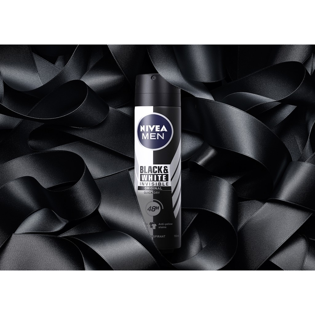 Xịt Ngăn Mùi Nam Ngăn Vệt Ố Vàng Nivea 150ml