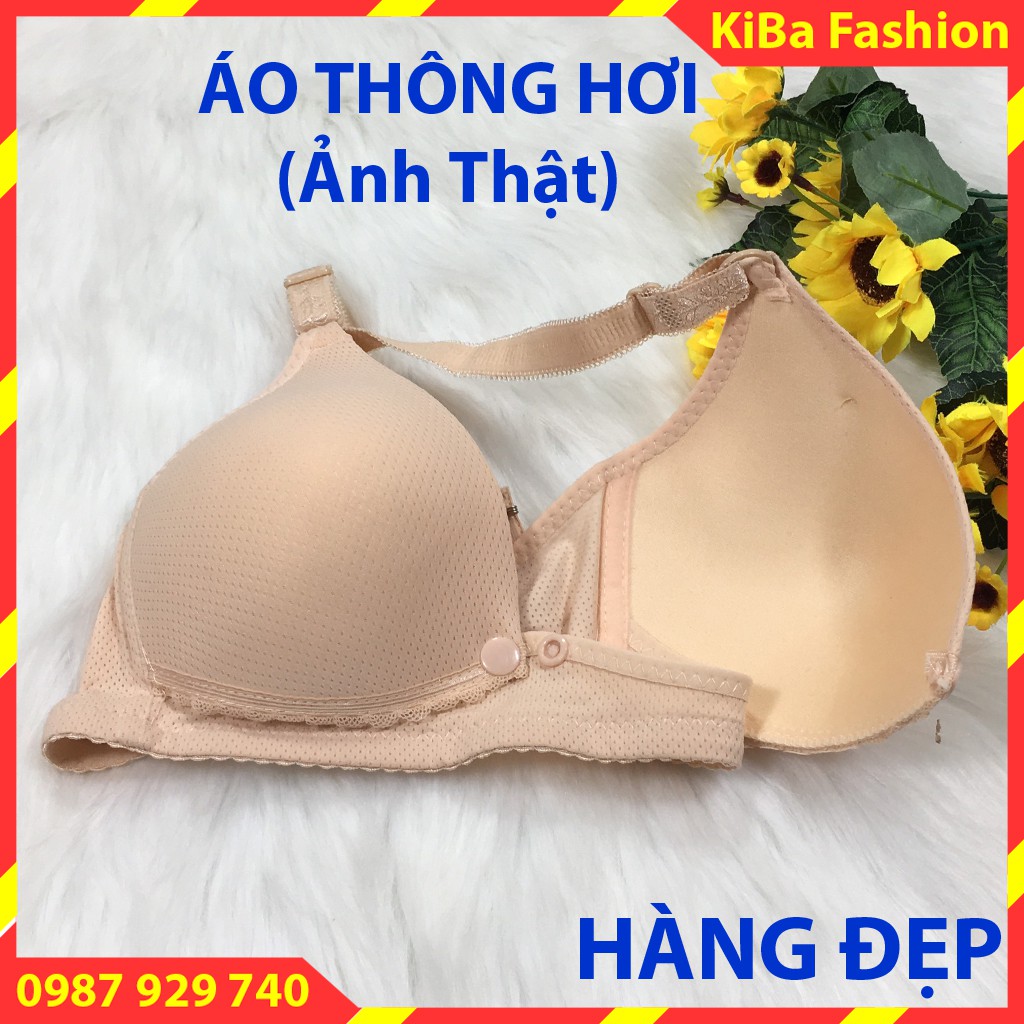 Áo cho con bú cúc bấm tiện lợi, HÀNG ĐẸP thông hơi, thoáng khí