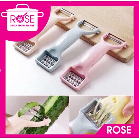 Bào Nạo Rau Củ 2 Đầu Cán Nhựa Lúa Mạch Sang Trọng - Gia Dụng Rose