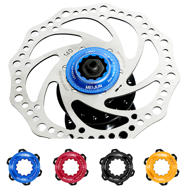1pcs bicycle Mid-locking six-nail disc brake adapter The lock turns six nails Disc mount adapter cyc