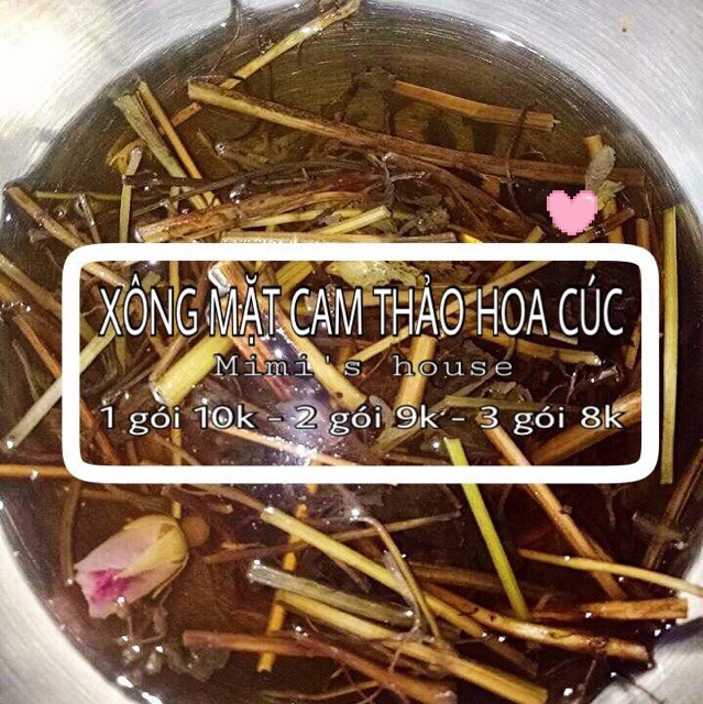XÔNG MẶT HOA CÚC CAM THẢO