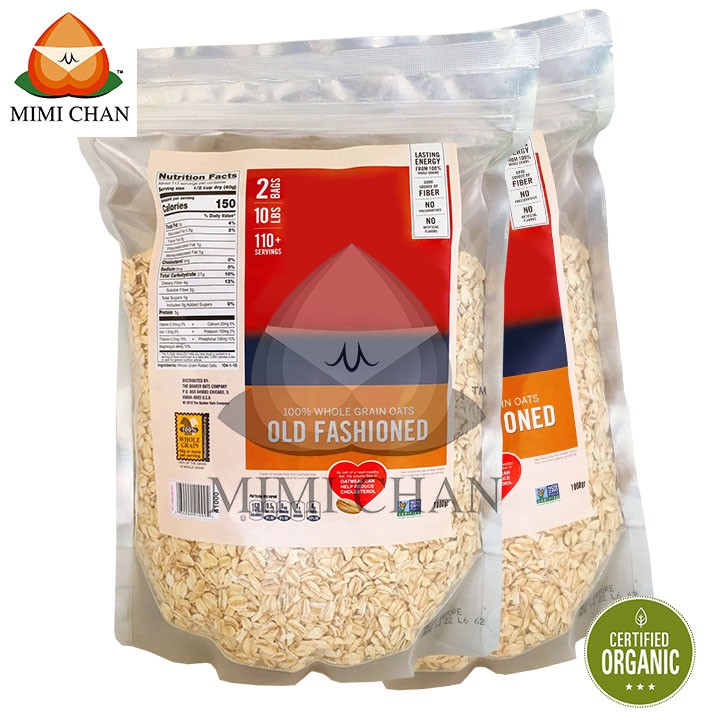 Mẫu Mới Yến Mạch Cán Dẹp, Cán Vỡ Túi Zip 1kg Nguyên Chất 100%, Ăn Dặm Hữu Cơ, Giảm Cân | BigBuy360 - bigbuy360.vn
