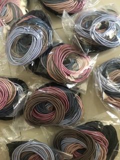Set dây buộc tóc 100 cái