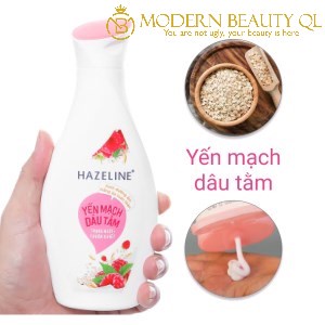 Sữa dưỡng thể dưỡng ẩm Hazeline yến mạch dâu tằm 230ml