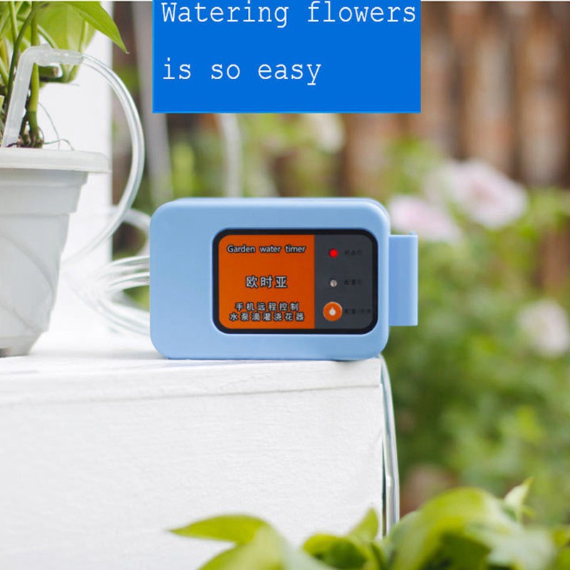 Intelligent Automatic Drip Irrigation System  Remote WIFI Control Watering Device for Garden Plant Water Pump Timer